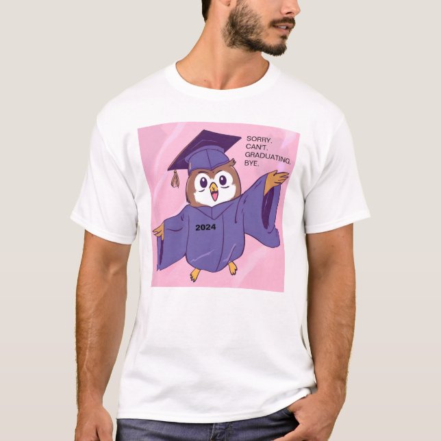 Desculpe. Não Posso. Camiseta Engraçada de Formatu (Frente)