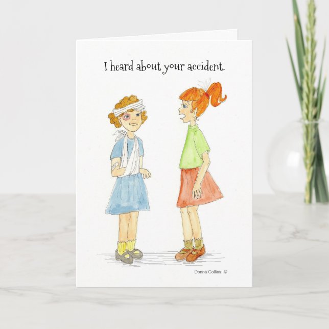 Desculpe pelo seu cartão de acidente (Frente)