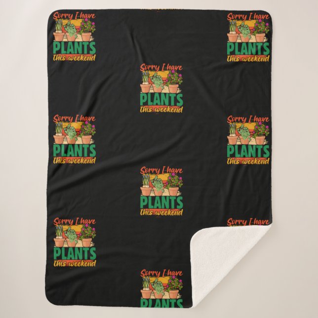 Desculpe, tenho o cobertor de sherpa no fim de sem (Frente)