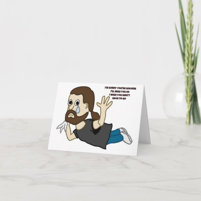 Desculpe, você está deixando o cartão (Frente)