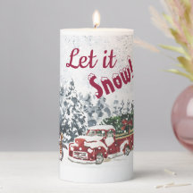 Desdecoração das velas de "Deixe-a nevar"