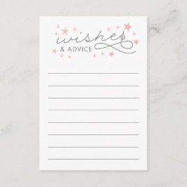 Deseja e aconselhe o cartão de jogo do Chá de fral