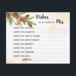 Deseja que em breve seja a Sra. Cartão de Chá de N<br><div class="desc">Deseja que em breve seja a Sra. Cartão de Chá de Natal. Para personalização adicional (alterar outro texto,  cor da fonte,  estilo da fonte),  clique em personalizar,  role para baixo e clique no link "clique para personalizar mais". ~ Verifique a coleção para jogos,  convites,  sinais e muito mais</div>