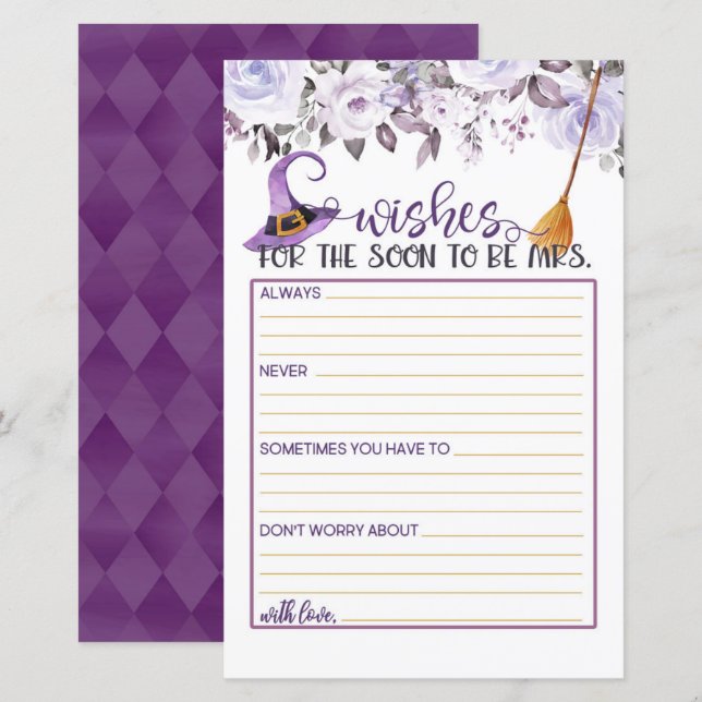 Deseja que, em breve, seja a Sra. - Esta Bruxa Ati (Frente/Verso)