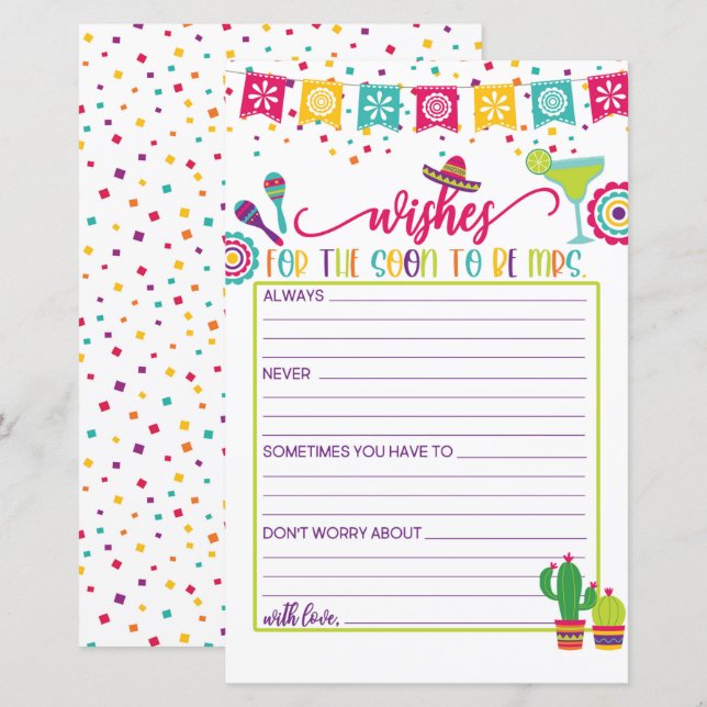 Deseja que em breve seja a Sra. - Fiesta WH (Frente/Verso)