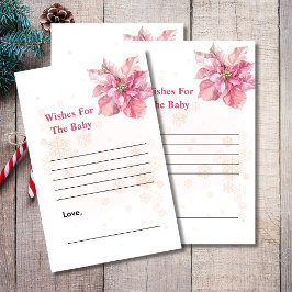 Deseja um jogo de bebês um pouco de poinsettia flo