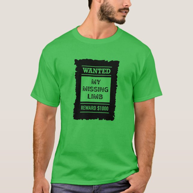 Desejado: Minha camiseta do membro ausente (Frente)