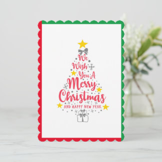 Desejamos a você um feliz cartão de Natal