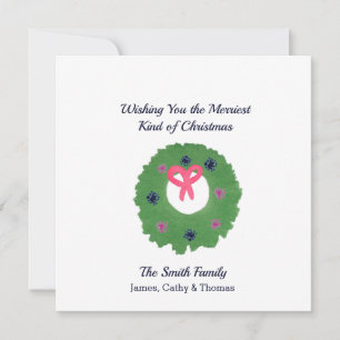 Desejando-lhe o melhor tipo de cartão de Natal