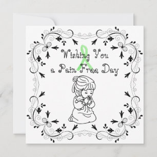 Desejando-lhe um Cartão de Dia Sem Dor para Pacien