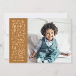 Deseje-lhe um Feliz Natal em Cartão com fotos Quei