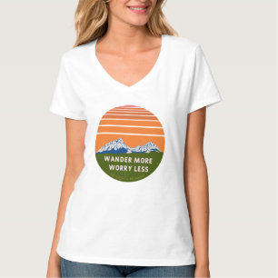 Deseje mais Preocupada menos Editar T-Shirt
