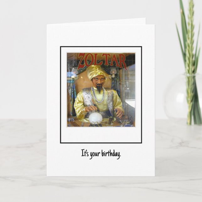 Deseje um grande cartão de saudação de aniversário (Frente)