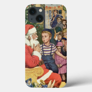 Desejo de Natal Antigo, Menino no Colo do Papai No