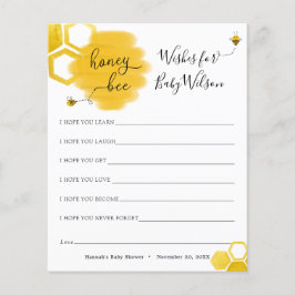 Desejo pelo nosso Chá de fraldas de Abelhas