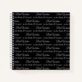 Desejo personalizado de noiva e nobre em preto e b