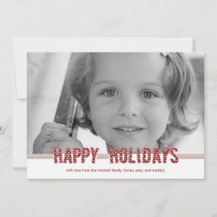 Desejo pontos cartões de Natal/ Cartões com foto