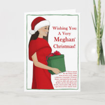 Desejo Um Cartão De Natal Muito Meghan