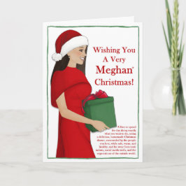 Desejo Um Cartão De Natal Muito Meghan