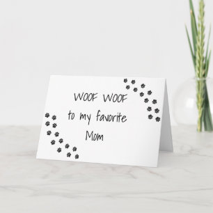 DESEJOS DE ANIVERSÁRIO **DO SEU CARTÃO MOM DOG**