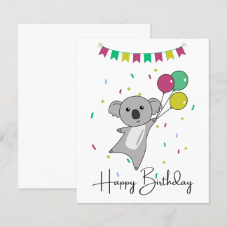 Desejos de Koala Feliz Aniversário para Você Koala