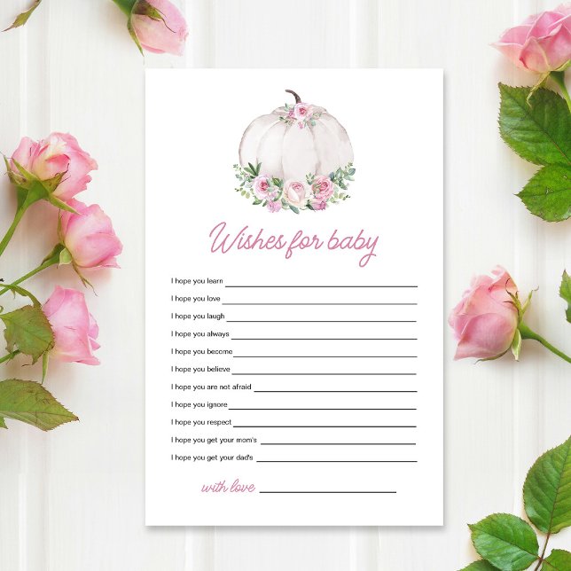 Desejos de Pequena Abóbora Branca para o Bebê Jogo (Criador carregado)