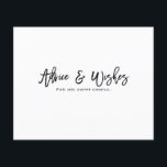 Desejos e Parabéns para Casamento com Letra Modern<br><div class="desc">Personalize para qualquer evento.</div>