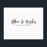 Desejos e Parabéns para Casamento com Letra Modern<br><div class="desc">Personalize para qualquer evento.</div>