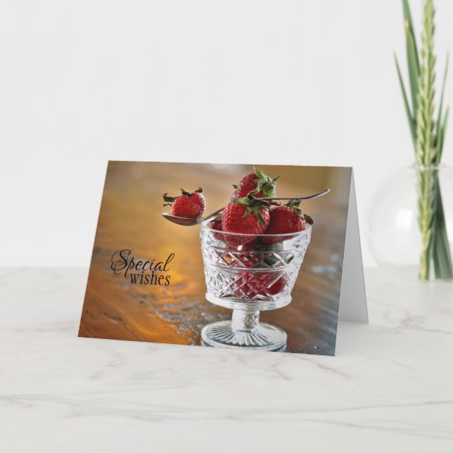 Desejos especiais para um cartão de aniversário fe (Frente)