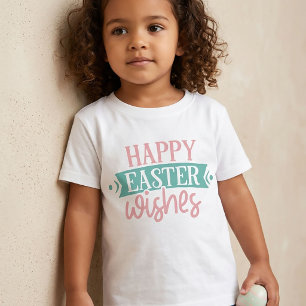 Desejos Felizes de Páscoa Camiseta de Páscoa para
