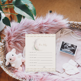 Desejos para a Criança da Lua Bebê | Boho Hippie