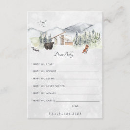 Desejos para Cartão de Aconselhamento para Bebês |