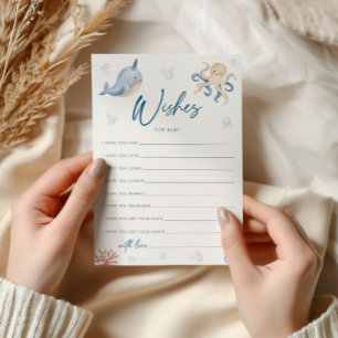 Desejos Para Cartão De Bebê, Cartão De Chá de fral