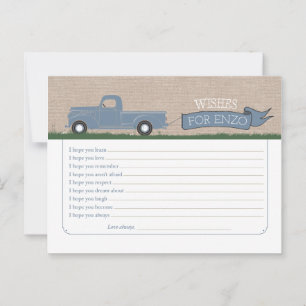 Desejos para Menino - Cartões de Conselhos de Cami