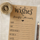 Desejos para o Cartão de Casal Feliz<br><div class="desc">Desejos para o modelo de casal feliz apresenta uma base marrom para uma aparência rústica (textura falsa de Kraft - não papel Kraft real). Faça-o por você ao adicionar texto. Note: para cartões pretos e brancos, você precisará excluir a camada base marrom. Para acessar ferramentas avançadas de edição, vá para...</div>