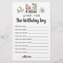 Desejos Para o Menino de Aniversário
