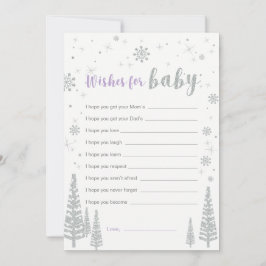 Desejos por Cartão de Bebê, Jogo de Chá de fraldas