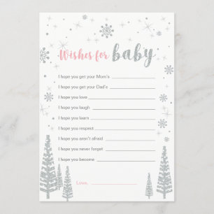 Desejos por Cartão de Bebê, Jogo de Chá de fraldas