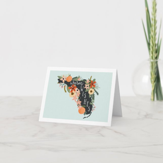 Desejos Quentes Do Cartão De Nota Da Flórida | Men (Frente)