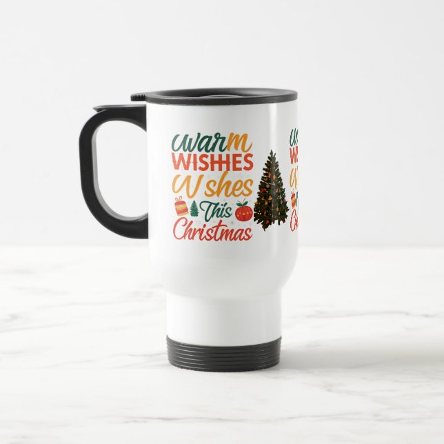 Desejos Quentes Esta Caneca de viagem de Natal de  (Esquerda)
