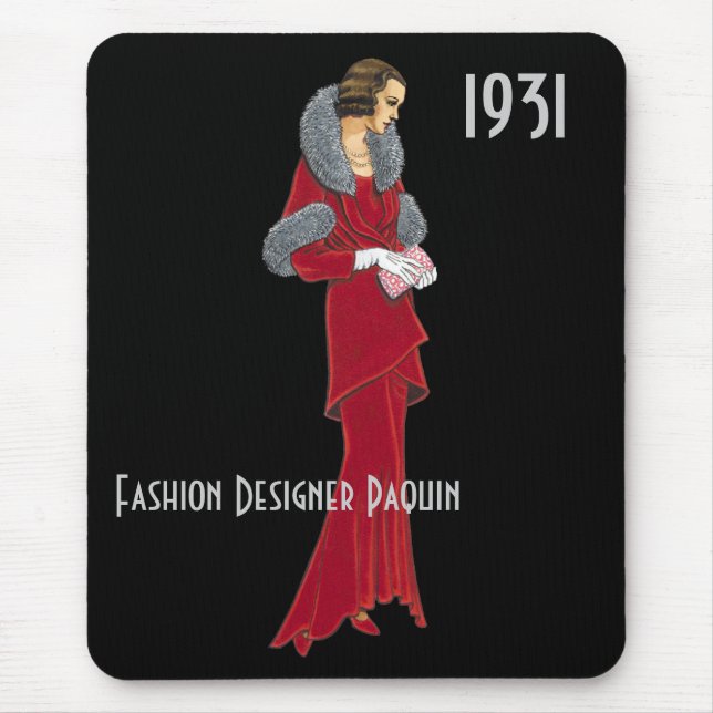 Desenhador de moda Mousepad (Frente)