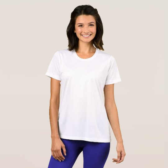 Camiseta feminina Sport-Tek Competitor, Branco