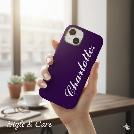 Desenhe Seu Próprio Nome Neste Roxo Escuro