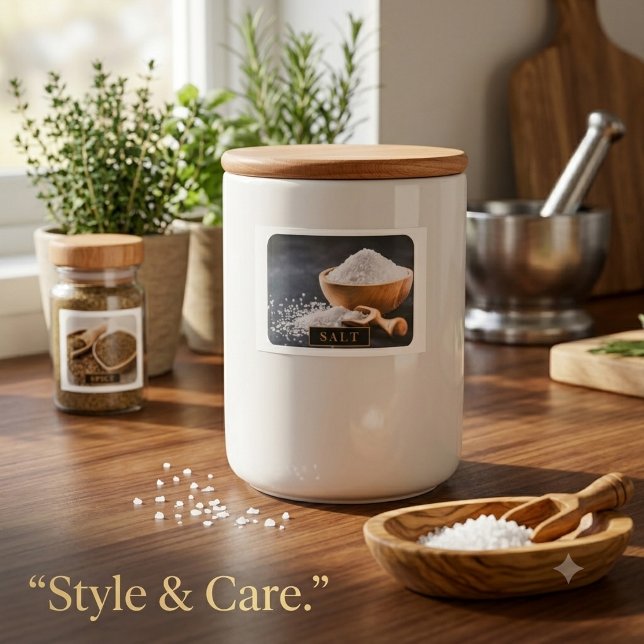 Desenhe Seu Sonho - Etiqueta de Recipiente de SALT (Design Your Dream - 3x2 SALT Container Label)