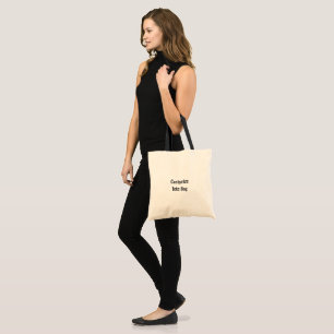 Desenhe Sua Própria Bolsa Tote de Orçamento Person