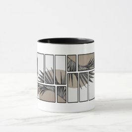 desenho abstrato de caneca