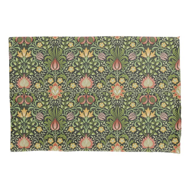 Desenho Botânico Floral Persa de William Morris (Frente)