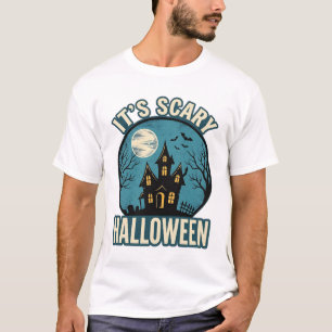 Desenho de Camisa Vintage de Casa Assombrada de Ha