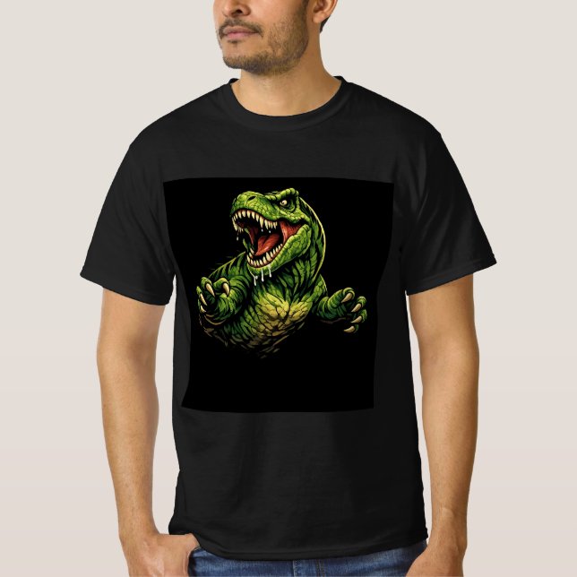 desenho de camiseta de Dinossauro (Frente)