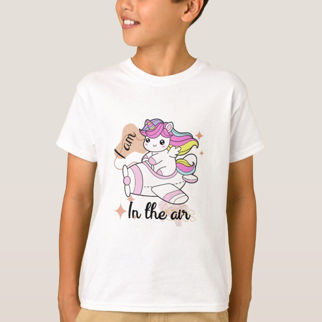 desenho de camiseta de unicórnio para crianças (Frente)